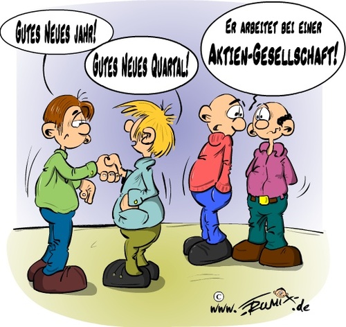 Cartoon: Gutes Neues (medium) by Trumix tagged aktiengesellschaft,gutes,neues,hedgefont,hedgefonts