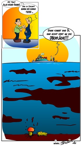 Cartoon: Neue Wege bei BP (medium) by Trumix tagged bp,tony,hayward,bob,dudley,öl,oel,pest,british,pretrol,trummix