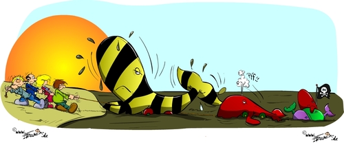 Cartoon: TigerEntenWahl (medium) by Trumix tagged tigerentenwahl,wahlen,politik,demokratie,wählen,waehlen,wal,tigerente