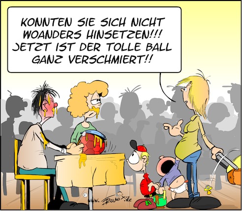 Cartoon: Unverschämtheit (medium) by Trumix tagged erziehung,kinder,eltern,erziehung,kinder,eltern