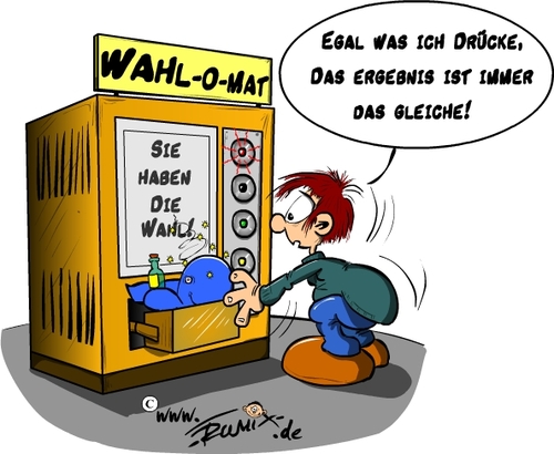 Cartoon: Wahl-O-Mat (medium) by Trumix tagged wahlen,wahlbetrüger,politik,demokratie,wählen,wahlautomat,wahlomat,walauer