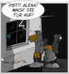 Cartoon: Alexa hilft immer (small) by Trumix tagged ki,robotik,arbeitswelt,roboter,digitalisierung,alexa,siri,smart,home