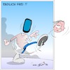 Cartoon: Endlich frei (small) by Trumix tagged smartphone,handy,freiheit,entlastung,künstliche,intelligenz,ki