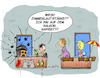 Cartoon: Nachbarn (small) by Trumix tagged nachbarn,party,lärm,laerm,musik,zimmerlautstärke