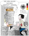Cartoon: Neulich bei der BAMF (small) by Trumix tagged korruption,asylamt,bremen,bestechung,bundesflüchtlingsamt,bamf
