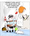 Cartoon: Pflege erstmal dokumentieren (small) by Trumix tagged pflege,dokumentationsflut,personal,patienten,pflegern,kosten