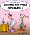 Cartoon: Reine Kopfsache (small) by Trumix tagged arzt,doktor,untersuchung,diagnose,schmerzen,trummix