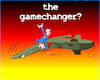 Cartoon: The gameschnager (small) by Trumix tagged gamechanger,taurus,marschflugkörper,merz,ki,rotelinien,ukraine,hilfe