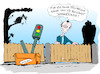 Cartoon: What ever it takes (small) by Trumix tagged wahlversprechen,merz,koalition,schuldenbremse,schulden,kehrtwende