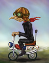 Cartoon: Easy Rider (small) by gartoon tagged easy,rider