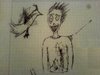 Cartoon: Diffrent (small) by donniedarko tagged dead,man,bird
