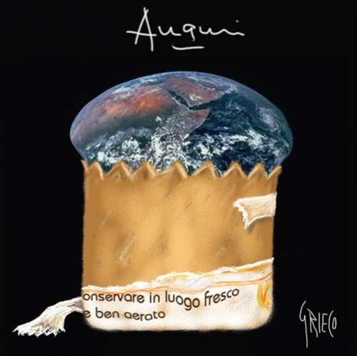 Cartoon: AUGURI (medium) by Grieco tagged grieco,auguri,ambiente