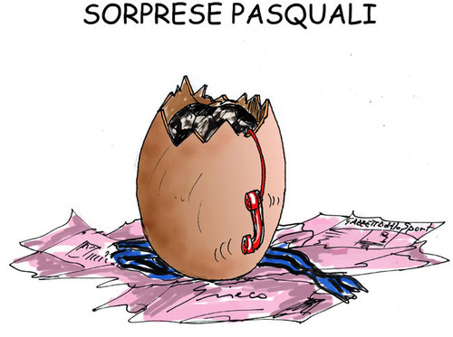 Cartoon: SORPRESA (medium) by Grieco tagged grieco,calcio,scandalo,arbitri