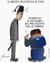 Cartoon: Il Mezzo (small) by Grieco tagged grieco,berlusconi,fini