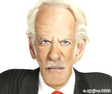 Cartoon: Donald Sutherland (medium) by nommada tagged donald,sutherland