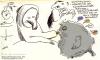 Cartoon: Hühnermonster (small) by MarcoFinkenstein tagged huhn,hühner,monster,stillen,brust,titte,nippel,restaurant,fancy