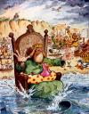 Cartoon: King Canute (small) by Nick Lyons tagged king canute