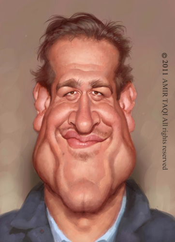 Cartoon: Jason Segel (medium) by Amir Taqi tagged segel,jason