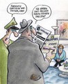 Cartoon: blackmail (small) by Petra Kaster tagged crime,opel,general,motors,subventionen,angela,merkel,firmenschließung,entlassungen,staatsverschuldung,polizei,erpressung