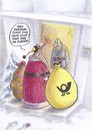 Cartoon: kalte zeiten (small) by Petra Kaster tagged weihnachten post weihnachtsmann arbeitsmarkt karriere niedriglohn mindestlohn finanzkrise wirtschaftskrise