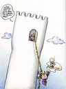 Cartoon: Putzfachkraft (small) by Petra Kaster tagged frauen,märchen,rapunzel,putzfrauen
