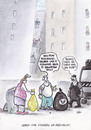 Cartoon: schwarzer sack (small) by Petra Kaster tagged armut,prekariat,zweiklassengesellschaft,sozialabbau,sozielstaat,sozialhilfe,tod,beerdigungen,müüllabfuhr