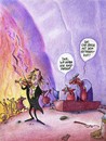 Cartoon: teufelsgeiger (small) by Petra Kaster tagged andre,rieux,hölle,teufel,musik,höllenqualen