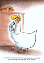 Cartoon: tierwohl (small) by Petra Kaster tagged ritauale,traditionen,christentum,weihnachtsteller,weihnachtsplätzchen,gänse,weihnachtsgans,tierwohl,weihnachten,essen,weihnachtsessen,süßigkeiten,gänsefüllung,diäten,festtagsessen