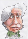 Cartoon: Christine Legarde (small) by jjjerk tagged international,monetary,fund,christine,legarde,french,lawyer,green,scarf,france,cartoon,caricature