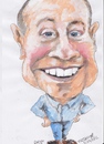 Cartoon: Derek (small) by jjjerk tagged bell centre dublin irish ireland darndale cartoon caricature portrait blue