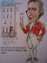 Cartoon: Henry Gratten (small) by jjjerk tagged henry,gratten,irish,politician,dublin,cartoon,caricature,1798,rebellion,ireland,red,scroll,house,saint,stephens,green,claims,rights,parliamont