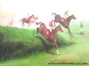 Cartoon: Horses (small) by jjjerk tagged moyglare stud stakes cartoon caricature horses ireland irish red green kildare county
