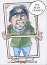 Cartoon: Ive been framed (small) by jjjerk tagged paddy coolock library art group peter frame wood blue cartoon caricature