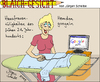Cartoon: Blaichgesicht 76 (small) by Scheibe tagged google hemd hausfrau bügeleisen computer