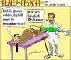 Cartoon: Dr. House (small) by Scheibe tagged dr house hugh laurie immobilien krise crisis arzt spritze