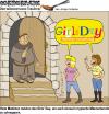 Cartoon: Girls Day (small) by Scheibe tagged girls,day,zukunftstag,mädchen,mönch,kloster,beruf,schnupperkurs