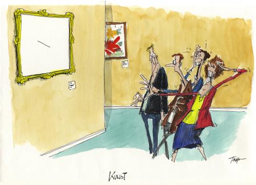 Cartoon: kunst (medium) by plassmann tagged kunst,art