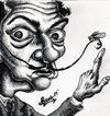 Cartoon: Salvador Dali (small) by gogna caricaturas tagged salvador dali