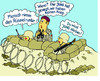 Cartoon: Auf Wacht für Deutschland (small) by MiS09 tagged bundeswehr,jung,afghanistan,krieg,deutschland,terror