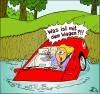 Cartoon: Die Sorge um das Liebste (small) by MiS09 tagged auto,panne,unfall,verkehr