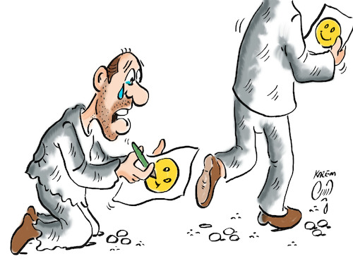 Cartoon: cartoonist (medium) by Hossein Kazem tagged cartoonist