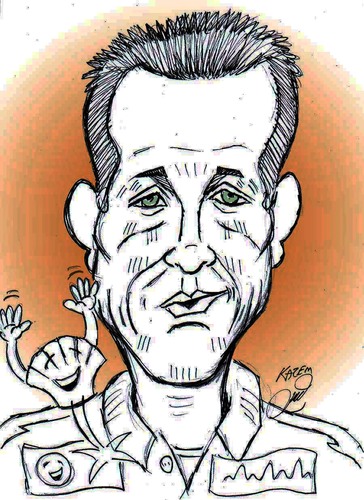Cartoon: Michael Schumacher (medium) by Hossein Kazem tagged michael,schumacher