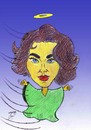 Cartoon: Elizabeth Taylor (small) by Hossein Kazem tagged elizabeth,taylor