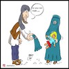 Cartoon: for your dolls hijab (small) by Hossein Kazem tagged for,your,dolls,hijab