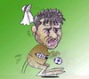 Cartoon: Frank Rijkaard (small) by Hossein Kazem tagged frank,rijkaard
