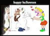 Cartoon: halloween (small) by Hossein Kazem tagged halloween