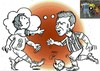 Cartoon: messi and child (small) by Hossein Kazem tagged messi,and,child