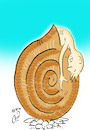 Cartoon: snail (small) by Hossein Kazem tagged snail