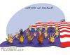 Cartoon: Wall Street (small) by goodarzi tagged occupy,wall,st,goodarzi,american,hand,the,flag,abbas,cruel,in,america,people,help,drowning,water