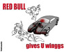 Cartoon: Death by Energy Drink (small) by DaD O Matic tagged redbull,tailand,ferrari,dead,policeman,givesuwinggs